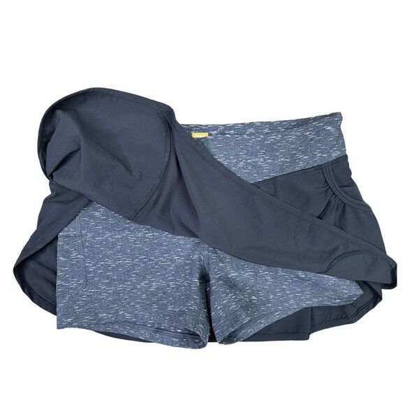 Lucy x LucyTech Activewear Black & Gray Skort - Size Medium - Picture 3 of 6